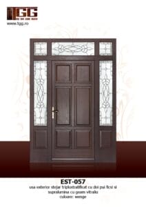 Usa de exterior din Stejar Triplustratificat, EST-057