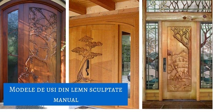 10 modele uimitoare de usi din lemn sculptate manual