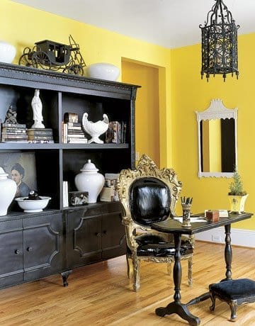 negru pentru decor interior contraste de efect