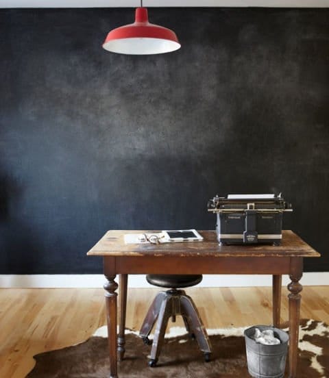 negru pentru decor spatiul de lucru