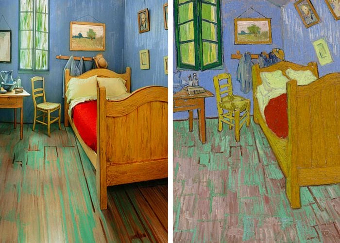 celebrul dormitor al lui Van Gogh