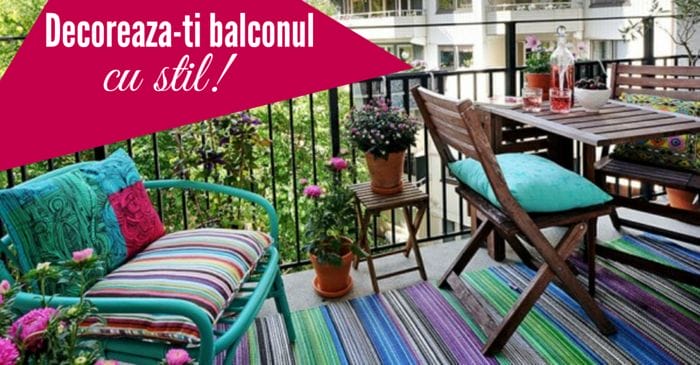 10 idei pentru decorarea balconului