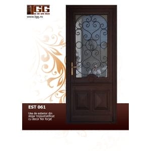 Usa de exterior din Stejar Triplustratificat, EST-061