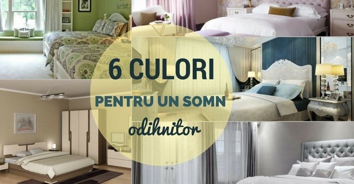 6 culori pentru un somn odihnitor