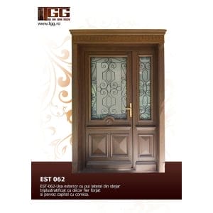 Usa de exterior din Stejar Triplustratificat, EST-062