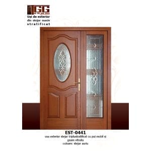 Usa de exterior din Stejar Triplustratificat,  EST-0441