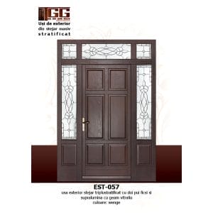 Usa de exterior din Stejar Triplustratificat, EST-057