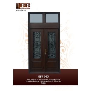 Usa de exterior din Stejar Triplustratificat, EST-063