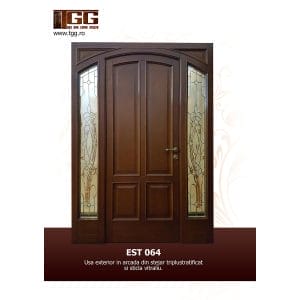 Usa de exterior din Stejar Triplustratificat, EST-064