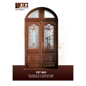 Usa de exterior din Stejar Triplustratificat, EST-065