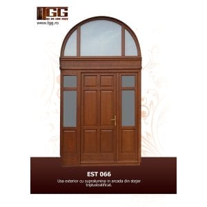 Usa de exterior din Stejar Triplustratificat, EST-066