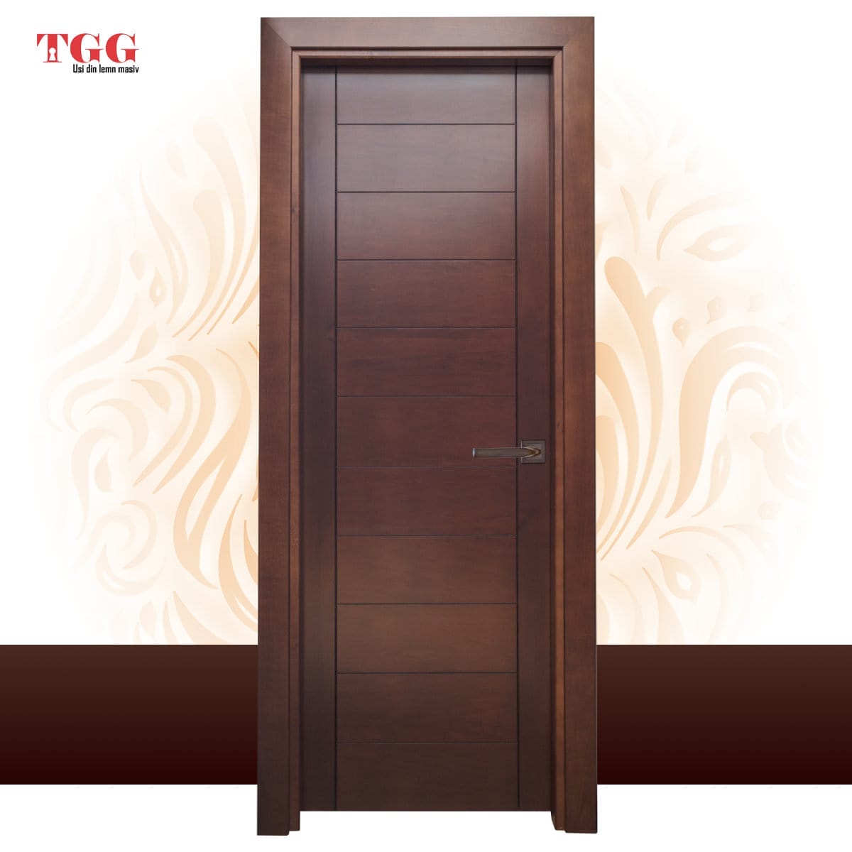 Usa tei plina tip panou finisaj nuc coniac cu pervaz plat45, ITM-029