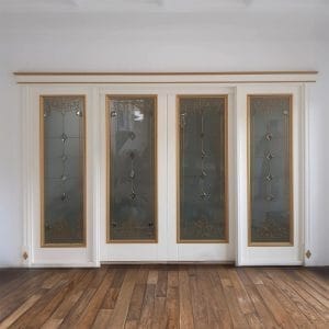 Usa cu 2 laterale fixe si 2 usi centrale glisante, ANSB 4K 011